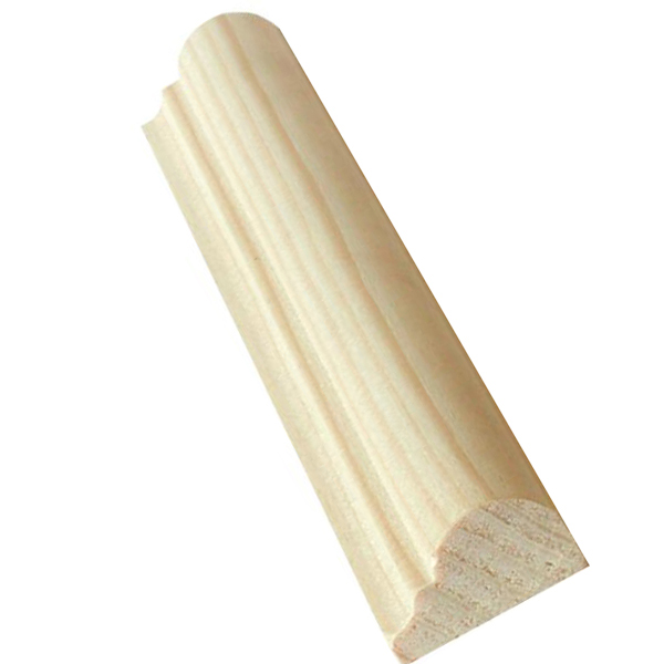 Holzprofilleiste, Holzleiste antike, Holzzierleiste alt, Fichte, 45cm, 22x14mm