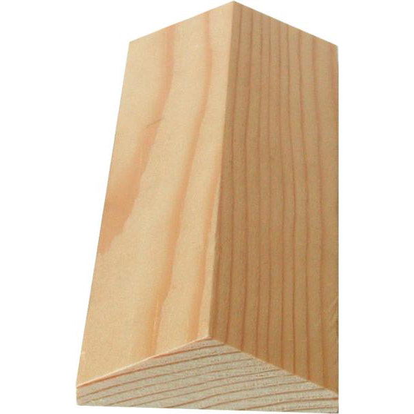 Holzprofilleiste, Holzleiste antik, Holzzierleiste alte, Fichte, 45cm, 50x15mm