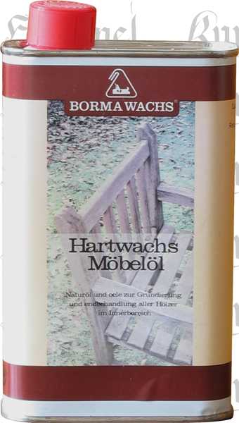 Hartwachs-Möbelöl farblos, Holzöl für Möbel, Hartwachsmöbelöl, 1 Liter
