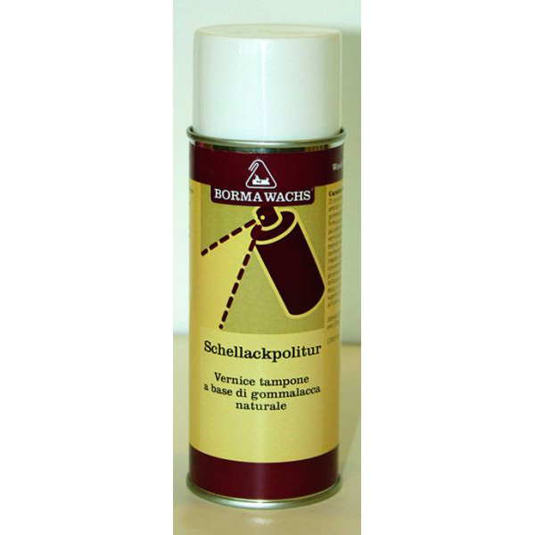 Borma Schellackspray, blond, 400ml, Schellack aus der Spraydose