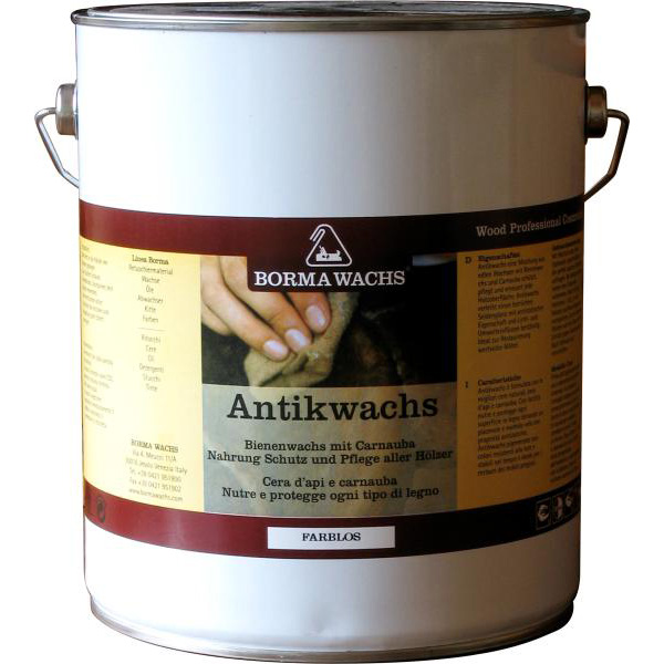 Antikwachs, Wachs antik in Fichte braun, 5000c, Möbel Wachs antik, von Borma