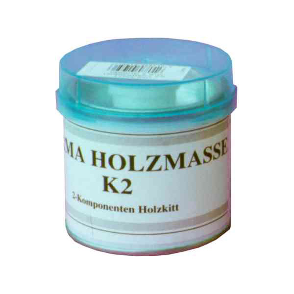 Borma Holzmasse K2, weiß, 125ml, Holzkitt, Knetholz, Spachtel für Holz, Holzspachtel