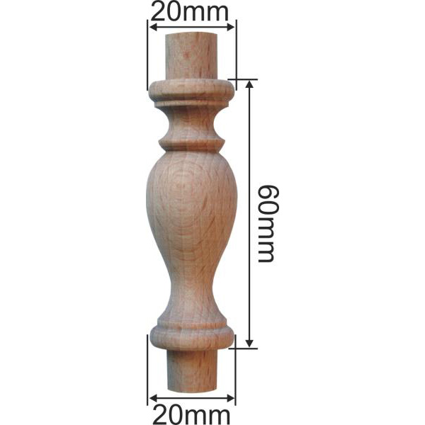 Holzdrehteil, Buche, Restaurierungsbedarf Holzwaren Bild 3