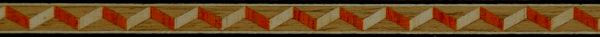 Intarsienband, Bandintarsie, Intarsienleisten alt, antik, 0,6m, Intarsien Band