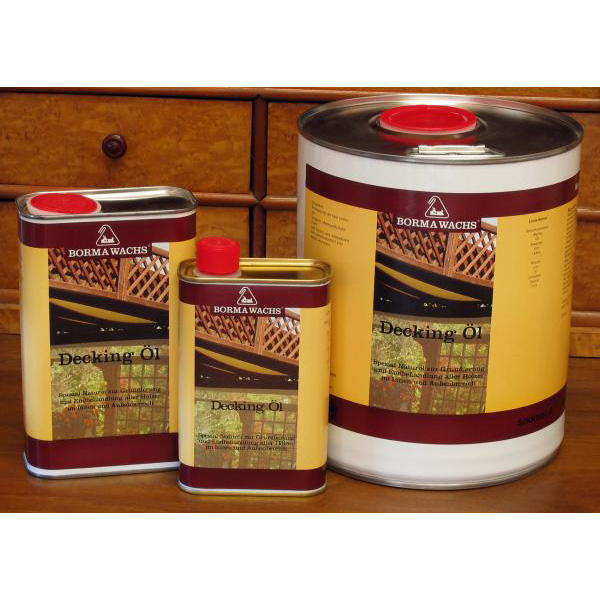 Decköl farblos für außen, 1 Liter, Holzöl für Außenbereich, Decking Oil