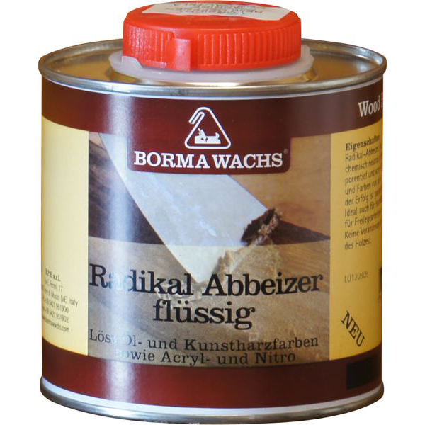 Borma Radikal Abbeizer Flüssig, 750 ml, Abbeizmittel für Holz und Lacke