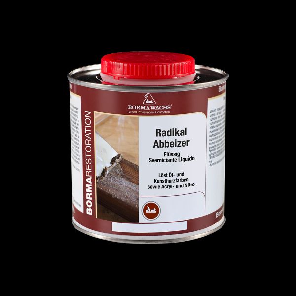 Radikal Abbeizer Flüssig, 4 Liter, Abbeizmittel von Borma für Holz und Lacke bestens geeignet