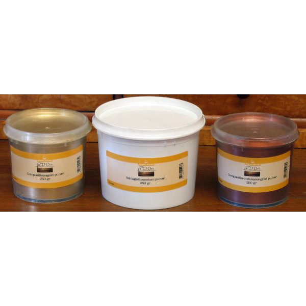 Ausbesserungspulver goldfarben, Farbe: Gold 2, Vergoldungspulver Bild 2