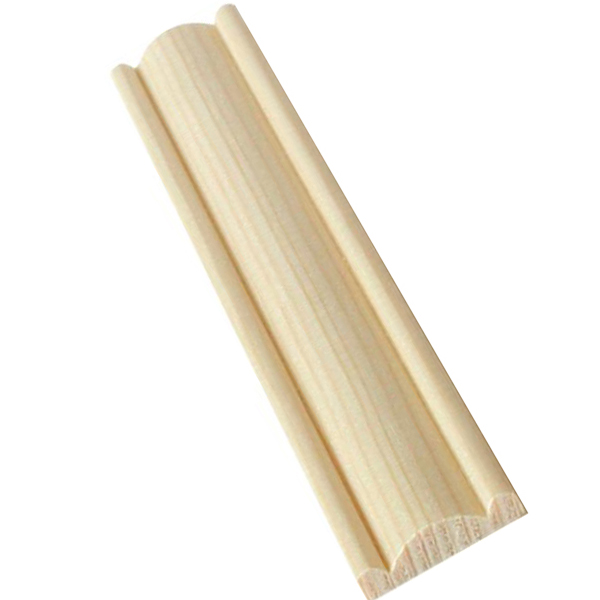 Holzprofilleiste, Holzleiste antik, Fichte, 2,4m, 20x6mm