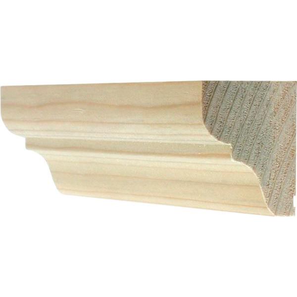 Holzprofilleiste, Holzleiste antik, Fichte, 2,4m, 40x37mm