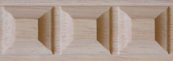 Holz Schnitzleisten, Holzleiste antik, 105cm, Holzzierteil antik Buche