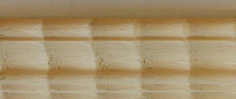 Holz-Schnitzleiste, Holzleiste antike, 2,44 Meter, Holzzierteil antik aus Buche