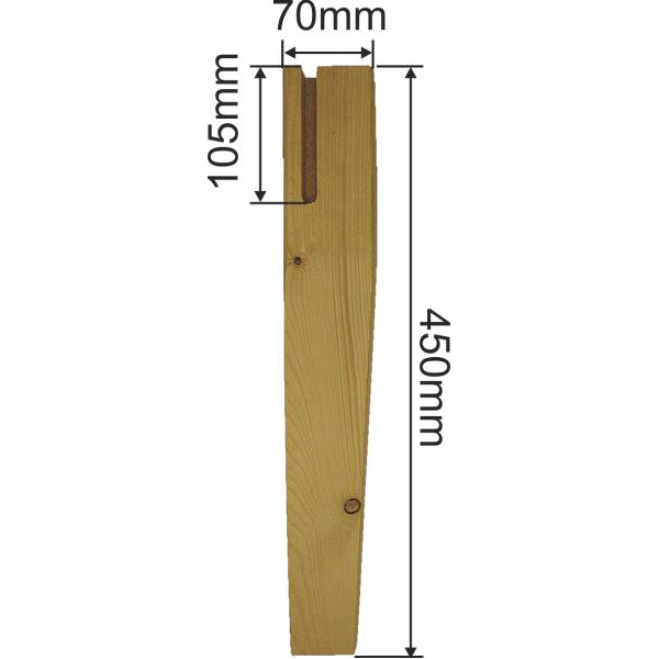 Tischfuß antik gefräst, Tischbein Holz konisch gefräst, kurz, Fichte, Tischbeine Massivholz Bild 3