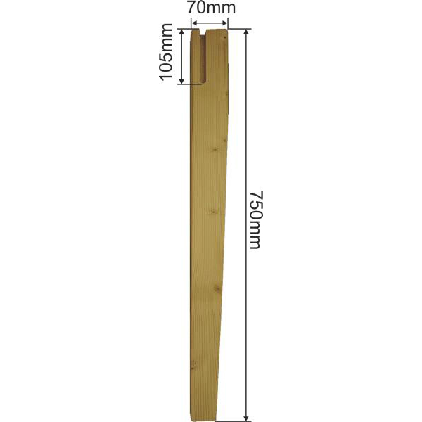 Tischfuß antik, alt, Tischbeine Holz konisch eckig gefräst, Fichte, Tischbein Massivholz Bild 3