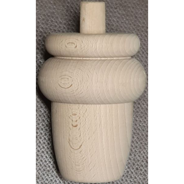 Möbelfüße Holz, Holzfuß antik, Möbelfuß aus Holz antik, aus Buche, 11,5cm