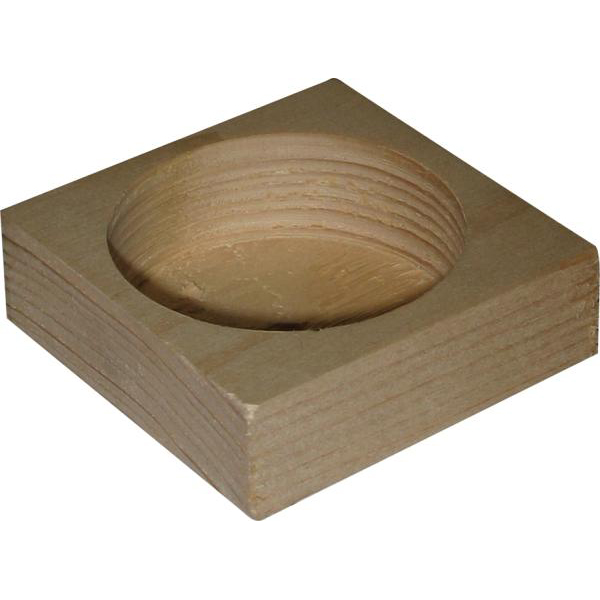 Abdeckkappe aus Holz, Holzabdeckkappe für Muttern aus Fichte, Auslaufmodell, nur noch 3 Stück verfügbar Bild 2