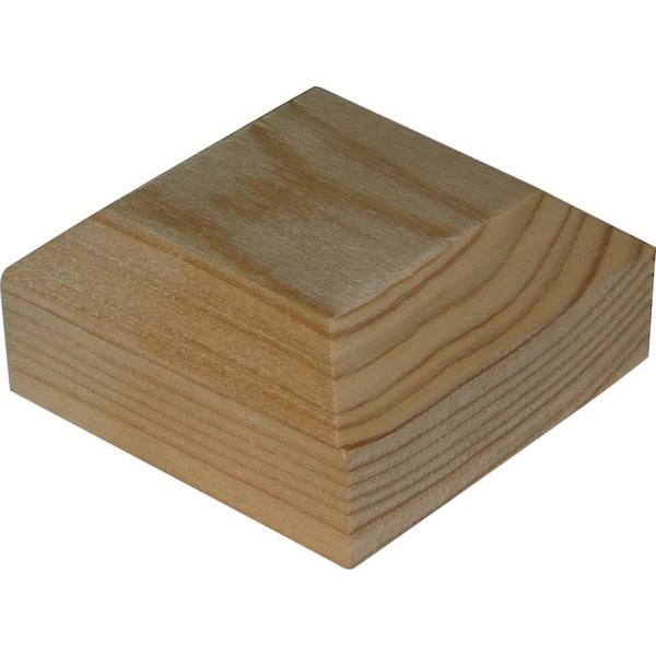 Abdeckkappe aus Holz, Holzabdeckkappe für Muttern aus Fichte, Auslaufmodell, nur noch 3 Stück verfügbar