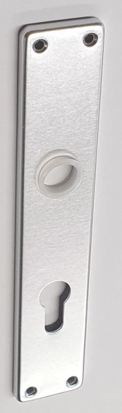 Wohnungstürschild PZ72, Aluminium Schild gestanzt, geprägt und geschliffen Bild 2