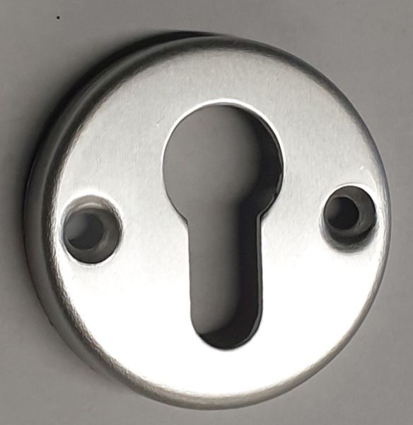 PZ-Rosette, Aluminium gestanzt, geprägt und geschliffen