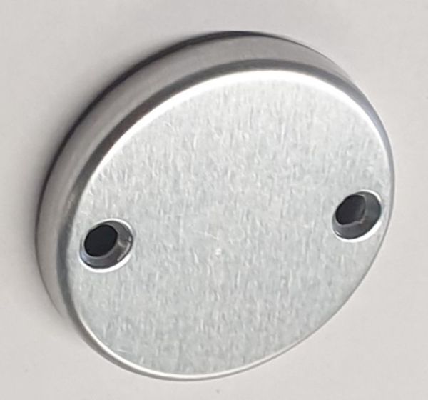 Blindrosette, Aluminium gestanzt, geprägt und geschliffen Bild 3