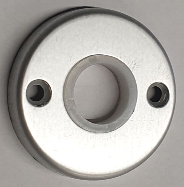 Drückerrosette, Aluminium gestanzt, geprägt und geschliffen