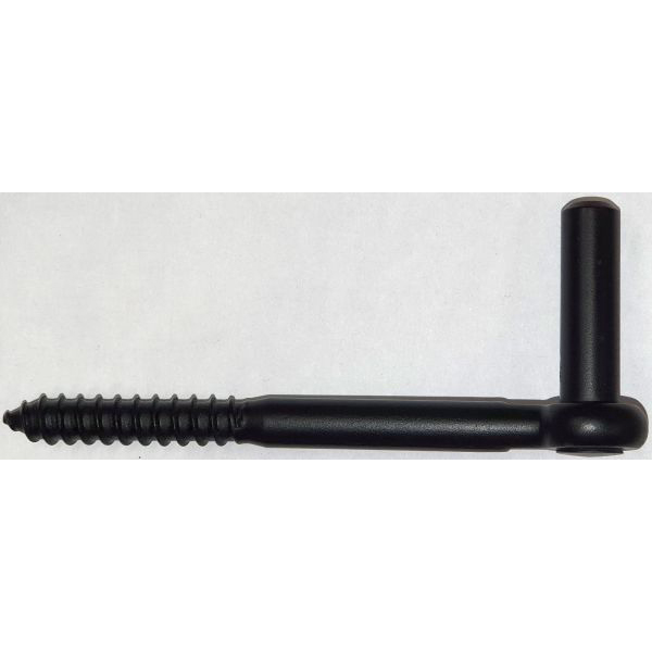 Kloben zum Einschrauben, 12mm, Eisen schwarz, Einschraubkloben