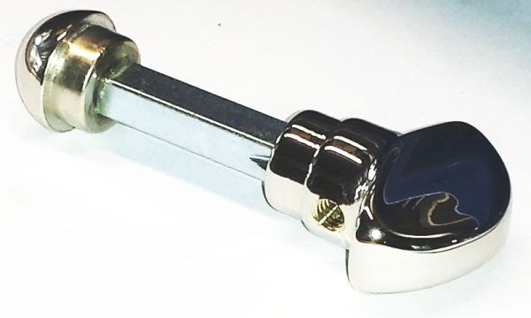 WC-Verschluss, gegossen vernickelt, Türbeschlag WC Bild 3