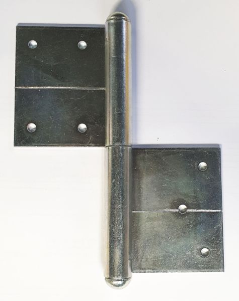 Einstemmband, Türband altes für Futtertüren, Eisen galvanisch verzinkt, für Türe DIN rechts Renovierungsband