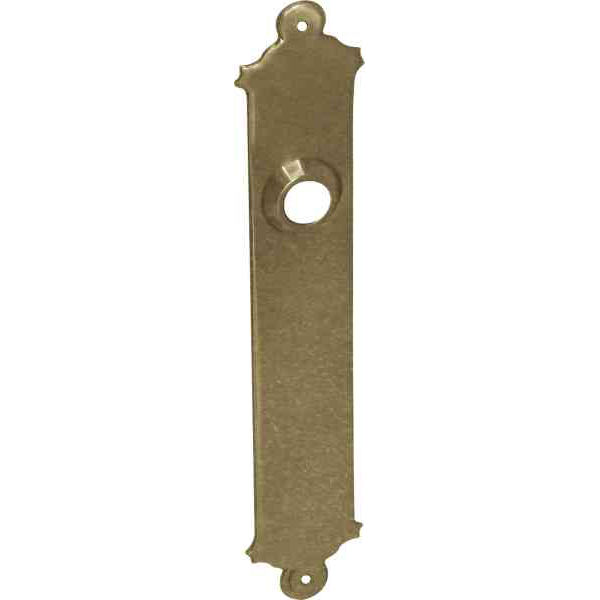 Türschild antik, alt aus Messing