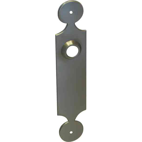 Türschild historisches, Langschild nostalgisches Eisen für eine Drückergarnitur rustkal.