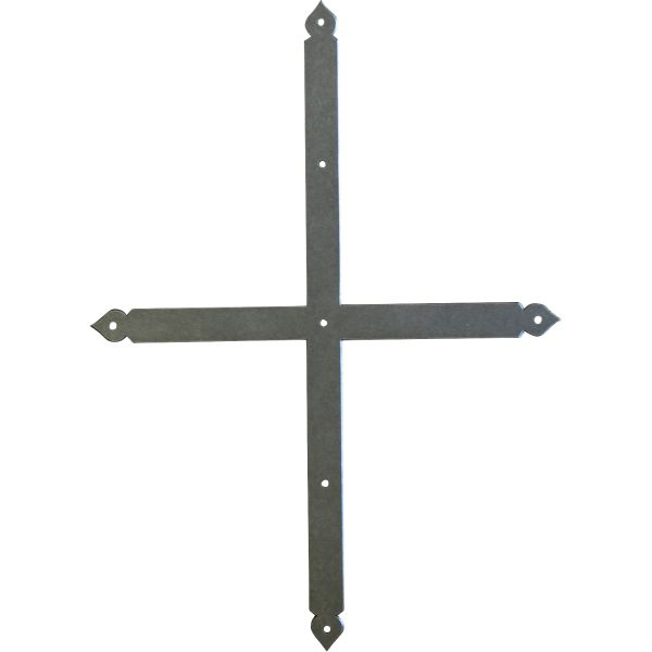 Fensterkreuz, historische Fensterbeschläge nostalgische, Eisen blank, 2,0 mm stark