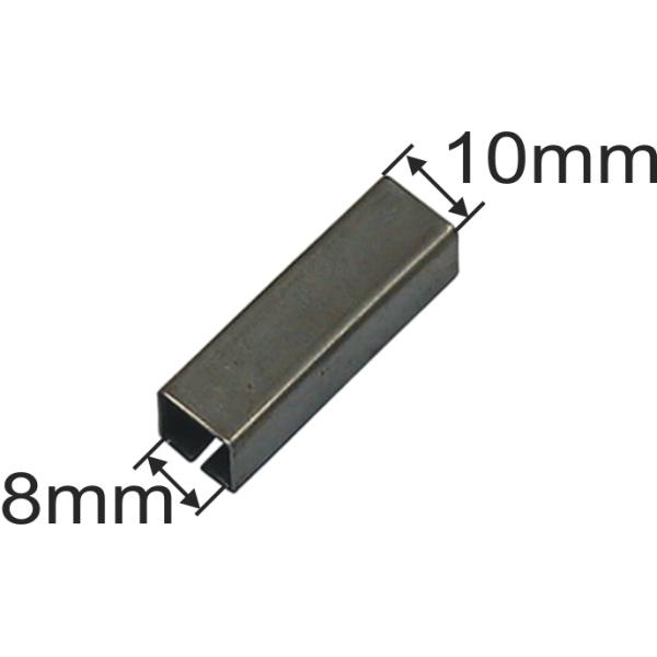 Reduzierhülse Eisen, 8x10mm, Aufsteckhülse Metall, für Vierkantstift Bild 3