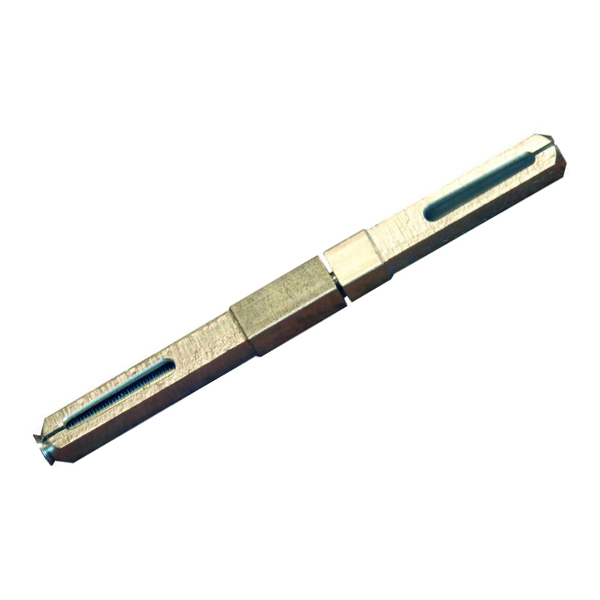 Panikstift 8x8,9x9,8x8x114mm, geteilt 50-64mm, für Türstärke 30-74mm