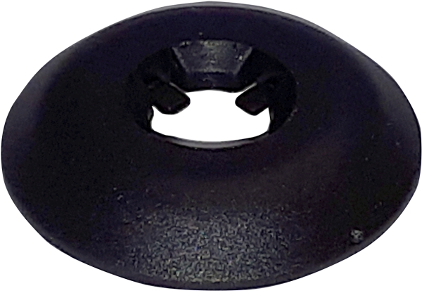 Rosette Kunststoff schwarz für Ladenhalter 8897 und 8898, Bohrung 10,3mm Bild 2