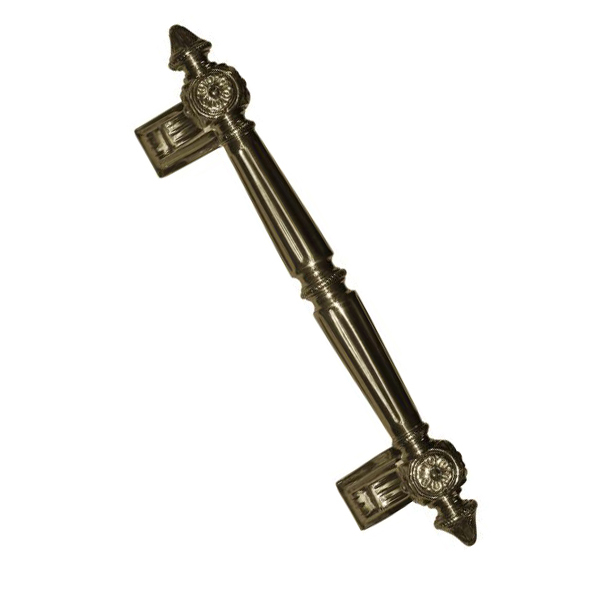 Stoßgriff antik, Messing gegossen und patiniert, Höhe: 285mm