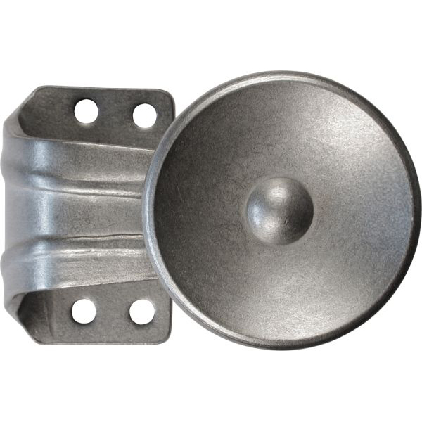 Haustürknopf antiker, Haustürknauf alter, Türknauf antik, Türknopf gekröpft, Eisen, Ø 55mm