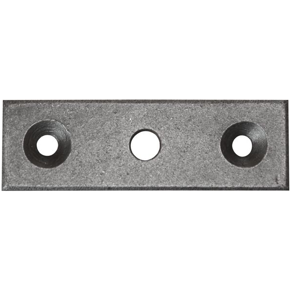 Rosette für Fensterknopf, Eisen blank