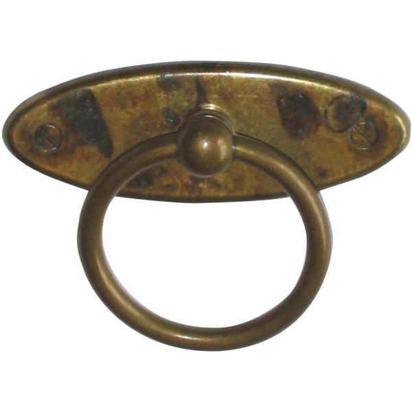 Griff altvermessingt, Beschläge für Schubladen, Möbelbeschlag Jugendstil
