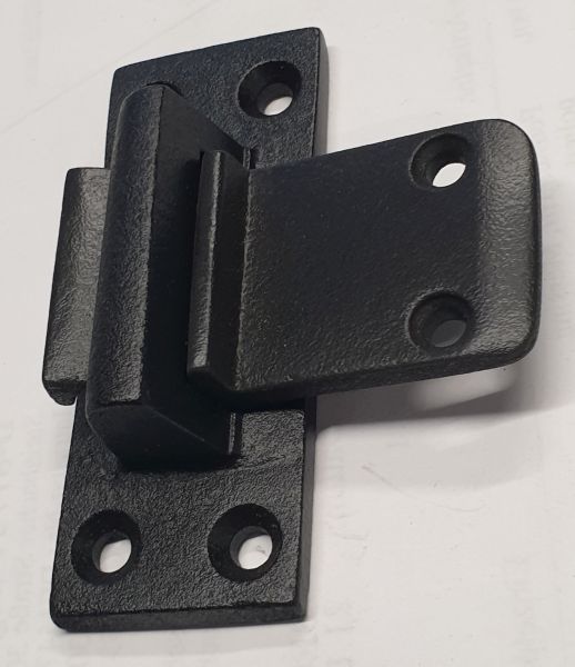 Oberlichtbeschlag für Kippflügelfenster, Eisen gegossen, schwarz, Kippfensterbeschlag