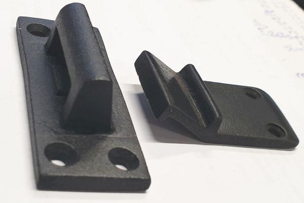 Oberlichtbeschlag für Kippflügelfenster, Eisen gegossen, schwarz, Kippfensterbeschlag Bild 2