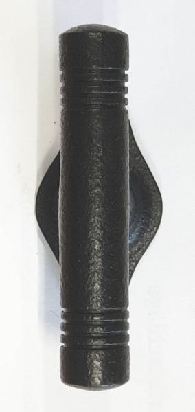 Fensteroliven Gusseisen antike, Kreuzoliven alte Eisen gegossen schwarz lackiert, schönes Jugendstilmodell Bild 3