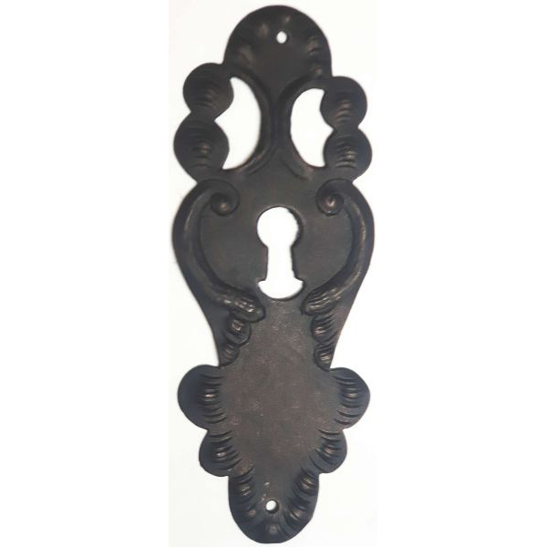 Schlüsselschild Eisen gerostet, ziseliert und getrieben, in Handarbeit gefertigtes Schild, Einzelstück, nur 1 x verfügbar (HL)
