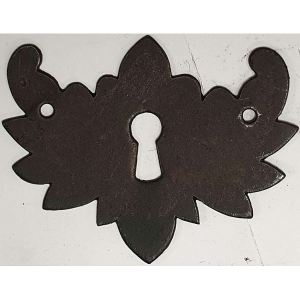 Schlüsselschild handgefertigt, Eisen gerostet. Aus Blech in Handarbeit produziert (HL)