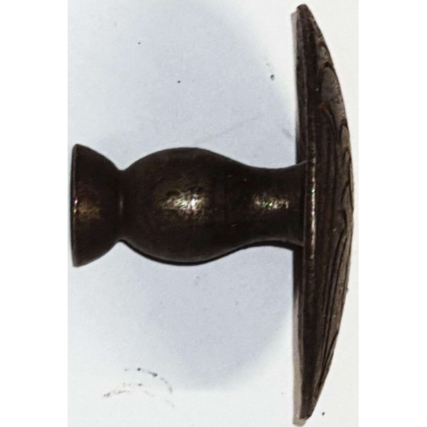 Knopf, Eisen rostig, von Hand angefertigt, ziselliert, Möbelknopf antiker, nur noch 4 Stück verfügbar Bild 2