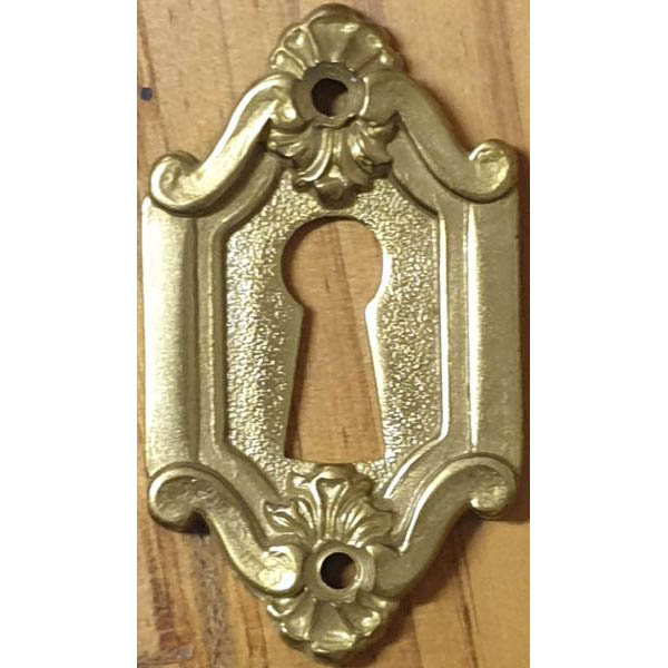 Drückerhalbgarnitur antik, Messing matt und lackiert mit BB-Rosette 60x34mm, Einzelset, nur 1 x verfügbar (L) Bild 2