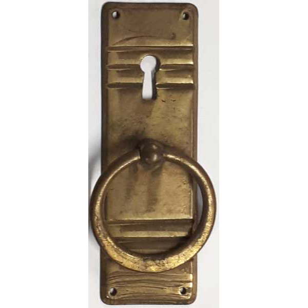 Griff Jugendstil, Messing, mit Ringgriff, original alter Griff, Einzelstück, nur 1 Stück verfügbar