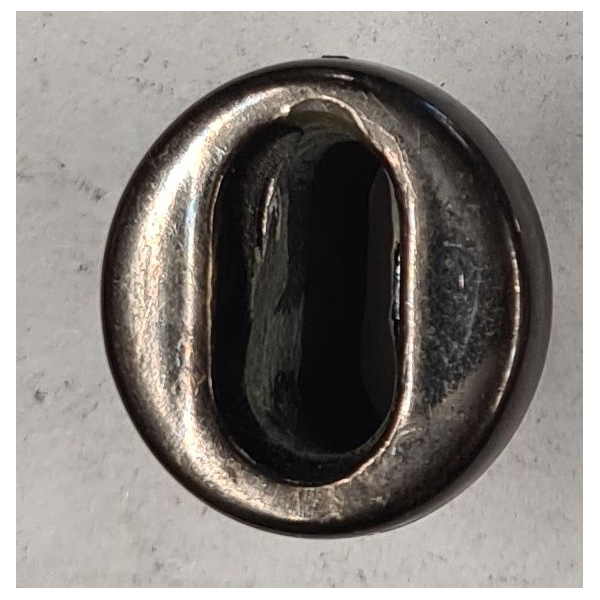 Schlüsselbuchse, Kunststoff schwarz. Zum Einlassen. Innen: 14x7mm, Einzelstück, nur 1 x verfügbar