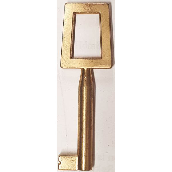 Schlüssel hell vermessingt, antik, alt, 50er Jahre