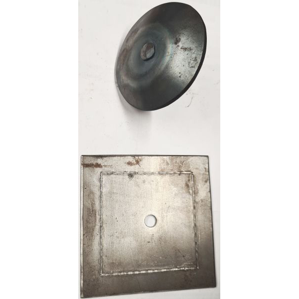 Haustürknopf Eisen blank antik Haustürgriff, 4 Stück verfügbar Bild 3
