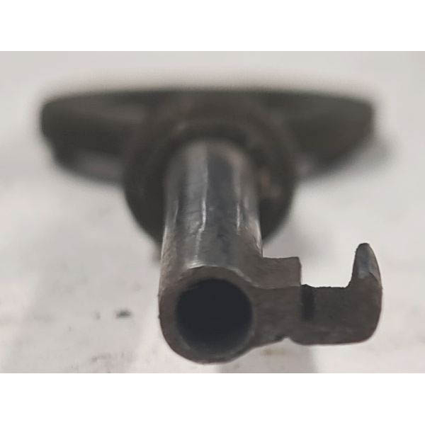Schlüssel antike alte Form, aus Eisen mit Messingreide und Nutenbart D, kleines Modell, nur 4 x verfügbar Bild 2
